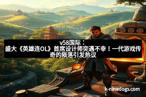 v58国际：盛大《英雄连OL》首席设计师突遇不幸！一代游戏传奇的陨落引发热议